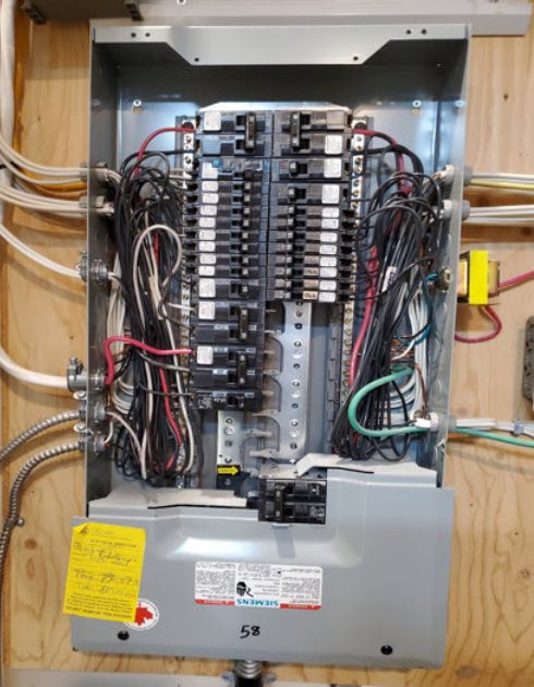 Electrical Panel inspection fireplace in calgary home inspection by home inspectors near me